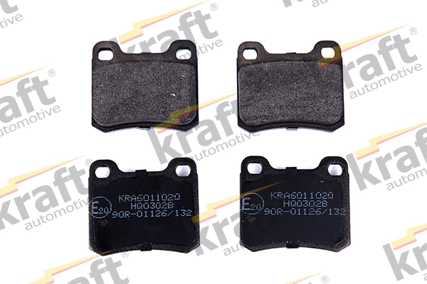 Kit de plaquettes de frein, frein à disque KRAFT AUTOMOTIVE 6011020