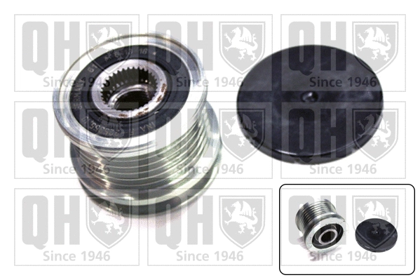 Poulie roue libre, alternateur QUINTON HAZELL QTR102