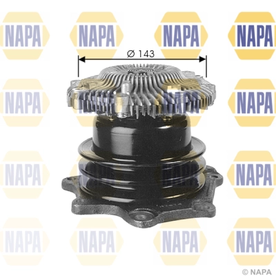 Pompe à eau, refroidissement du moteur NAPA NWP1378