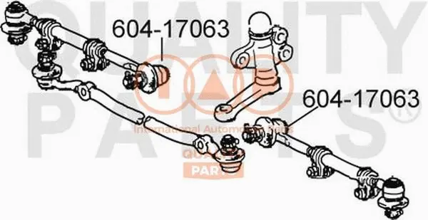 Rotule de barre de connexion IAP QUALITY PARTS 604-17063
