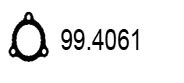 Joint, tuyau d'échappement ASSO 99.4061