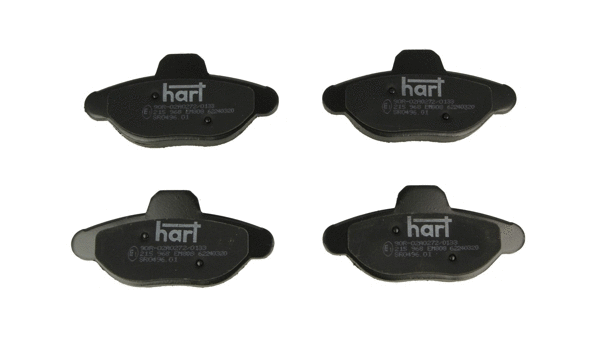 Kit de plaquettes de frein, frein à disque HART 215 968