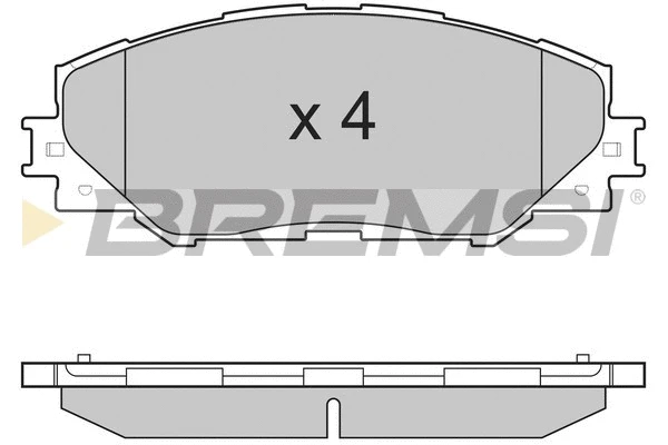Kit de plaquettes de frein, frein à disque BREMSI BP3250