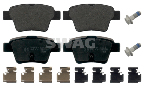 Kit de plaquettes de frein, frein à disque SWAG 62 91 6813