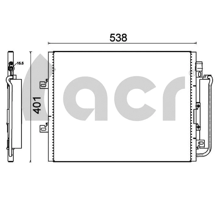 Condenseur, climatisation ACR 300491