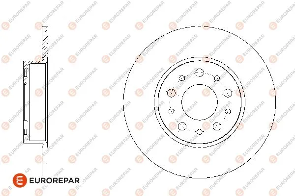Disque de frein EUROREPAR 1667866480