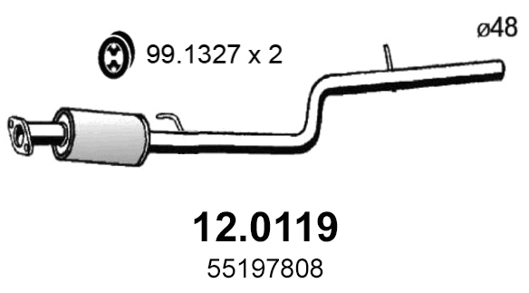 Catalyseur ASSO 12.0119