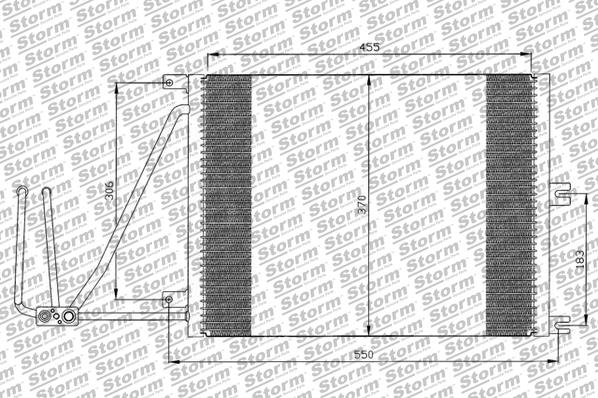 Condenseur, climatisation STORM QUALITY PARTS 64010