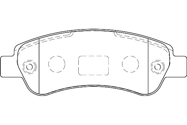 Kit de plaquettes de frein, frein à disque Omnicraft 2135666