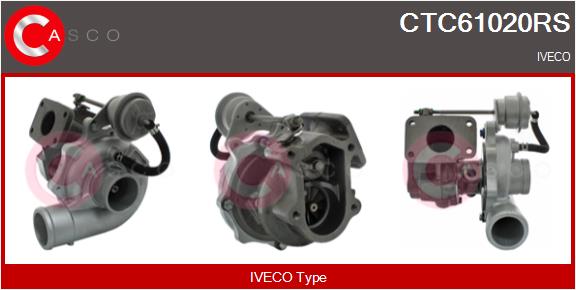 Turbocompresseur, suralimentation CASCO CTC61020RS
