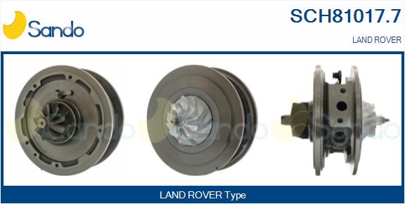 Groupe carter, turbocompresseur SANDO SCH81017.7