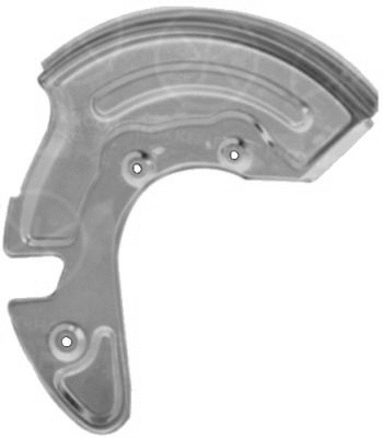 Déflecteur, disque de frein BINDER 0018377