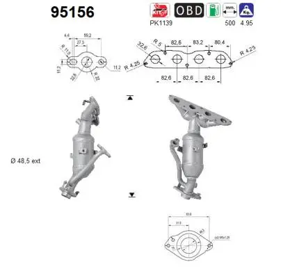 Catalyseur AS 95156