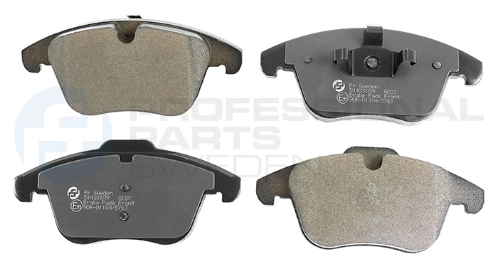Kit de plaquettes de frein, frein à disque Professional Parts 51433109