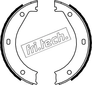 Jeu de mâchoires de frein, frein de stationnement fri.tech. 1019.023