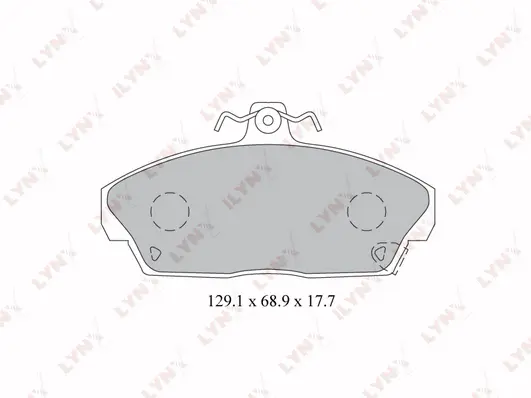 Kit de plaquettes de frein, frein à disque LYNXAUTO BD-3426