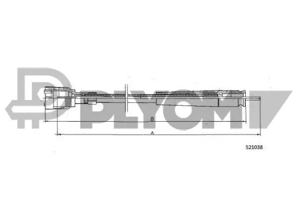 Câble flexible de commande de compteur PLYOM P762157