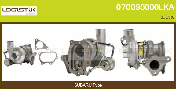 Turbocompresseur, suralimentation LGK 070095000LKA