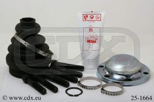 Jeu de joints-soufflets, arbre de commande CDX 25-1664