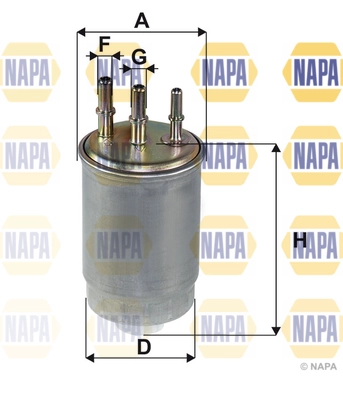 Filtre à carburant NAPA NFF2227