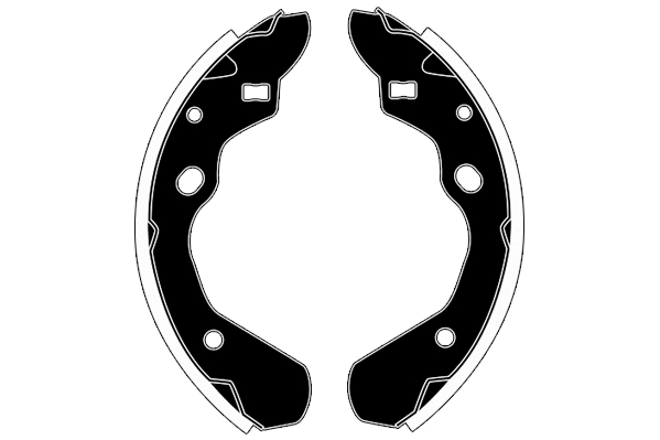Jeu de mâchoires de frein RAICAM RA25800