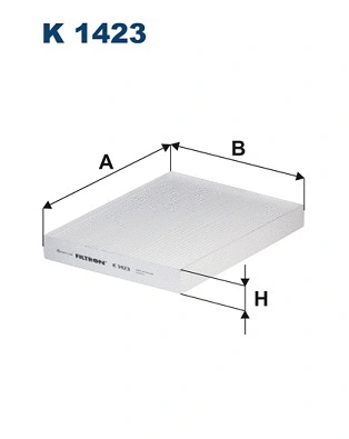 Filtre, air de l'habitacle FILTRON K 1423
