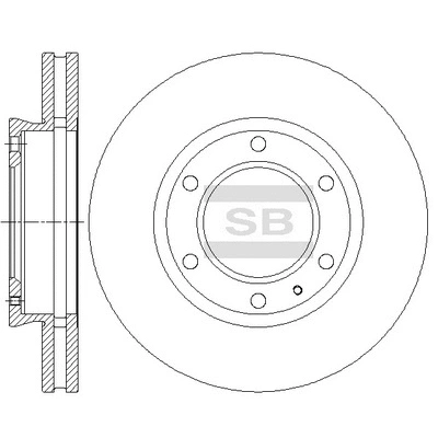 Disque de frein Hi-Q SD5336