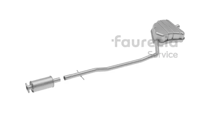 Silencieux arrière Faurecia FS72005