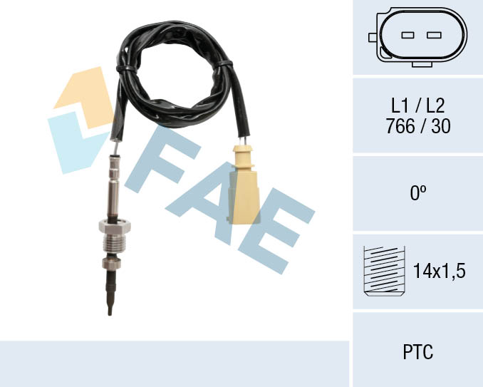 Capteur, température des gaz FAE 68030