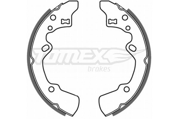 Jeu de mâchoires de frein TOMEX Brakes TX 21-42
