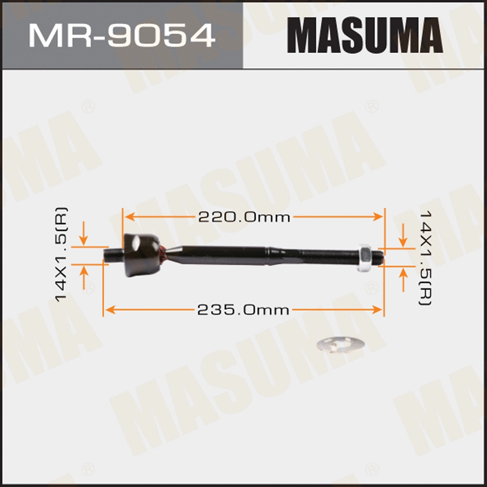 Rotule de direction intérieure, barre de connexion MASUMA MR-9054