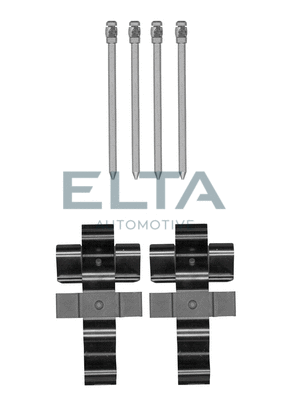 Kit d'accessoires, plaquette de frein à disque ELTA AUTOMOTIVE EA8763