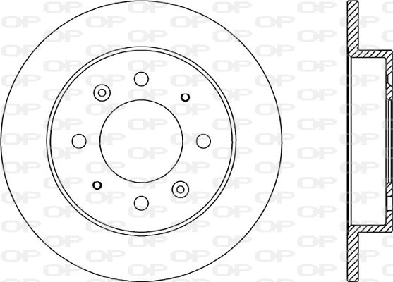 Disque de frein OPEN PARTS BDA2047.10