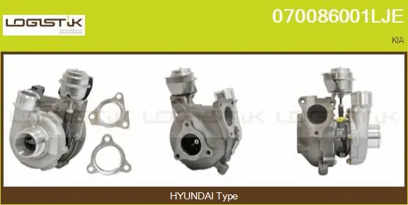Turbocompresseur, suralimentation LGK 070086001LJE