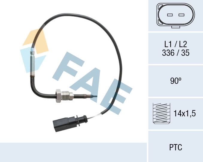 Capteur, température des gaz FAE 68097