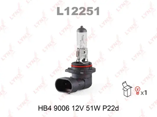 Ampoule, projecteur antibrouillard LYNXAUTO L12251