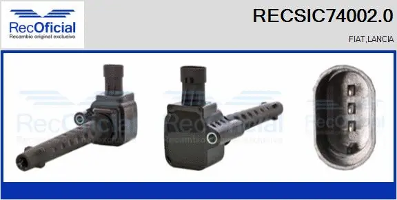 Bobine d'allumage RECOFICIAL RECSIC74002.0