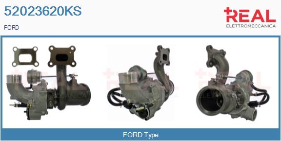 Turbocompresseur, suralimentation REAL 52023620KS