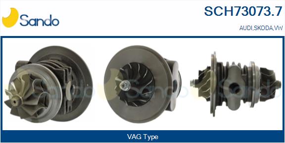 Groupe carter, turbocompresseur SANDO SCH73073.7