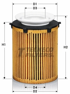 Filtre à huile TECNECO FILTERS OL0711/6E