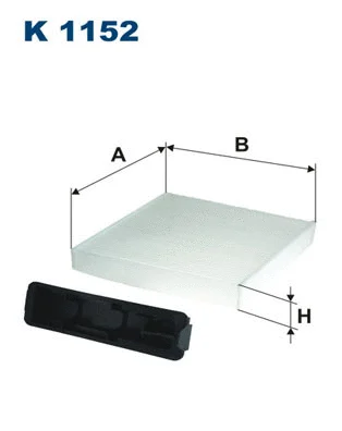 Filtre, air de l'habitacle FILTRON K 1152