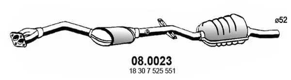 Catalyseur ASSO 08.0023