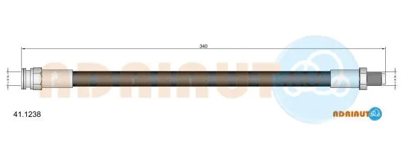 Flexible de frein ADRIAUTO 41.1238