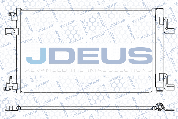 Condenseur, climatisation JDEUS 720M75