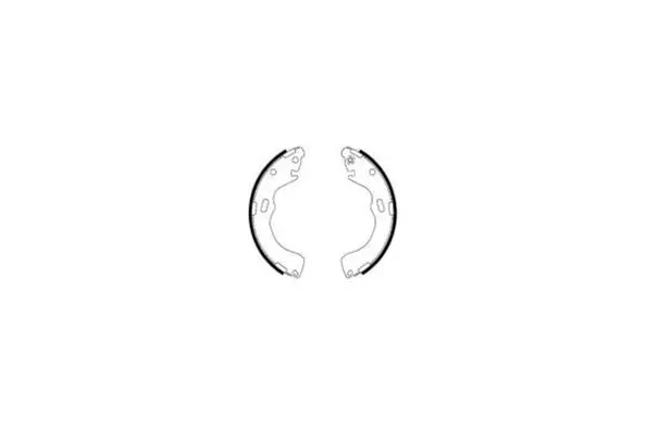 Jeu de mâchoires de frein E.T.F. 09-0586