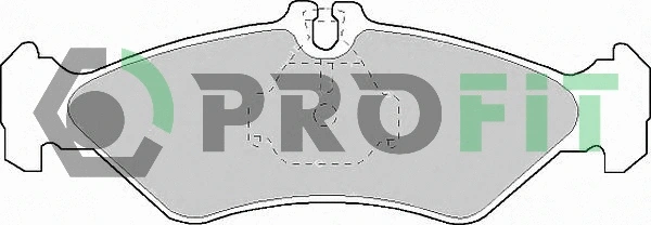 Kit de plaquettes de frein, frein à disque PROFIT 5000-1039 C