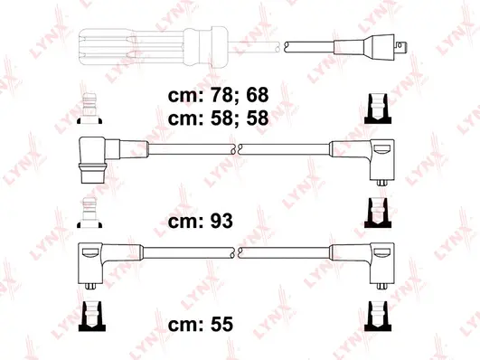 Kit de câbles d'allumage LYNXAUTO SPC7814