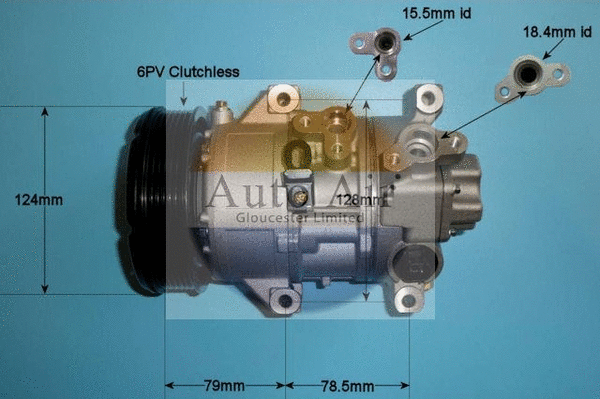 Compresseur, climatisation AUTO AIR GLOUCESTER 14-5343P