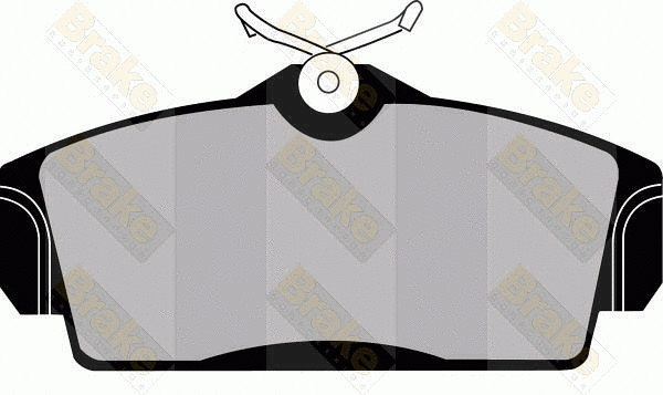 Kit de plaquettes de frein, frein à disque Brake ENGINEERING PA1135