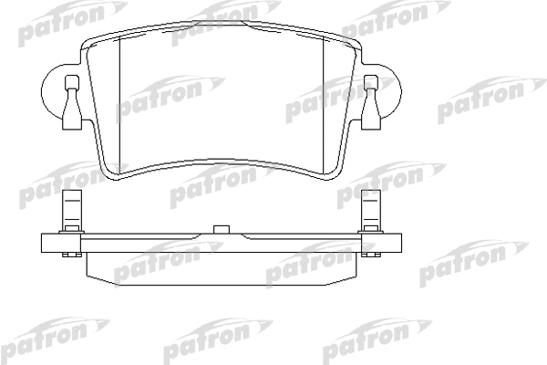 Kit de plaquettes de frein, frein à disque PATRON PBP1453